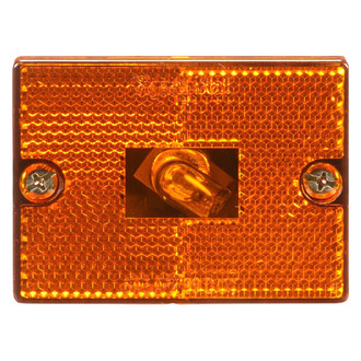 Truck-Lite® - Signal-Stat Series 2"x3" Reflectorized Yellow Rectangular Stud Mount Clearance Marker Light
