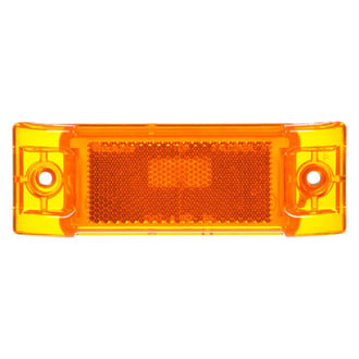 Truck-Lite® - Super 21 2"x6" Diamond Shell Reflectorized Sealed Rectangular Bolt-on Mount Clearance Marker Light