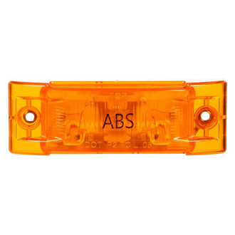Truck-Lite® - Super 21 2"x6" Diamond Shell Yellow Rectangular Bolt-on Mount Clearance Marker Light