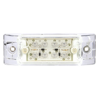 Truck-Lite® - Signal-Stat Series 2"x6" Sealed Clear/Yellow Rectangular Bolt-on Mount LED Clearance Marker Light