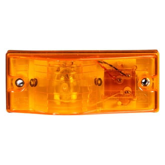 Truck-Lite® - 22 Series 2"x6" Yellow Rectangular Bolt-on Mount Turn Signal Light with Gasket