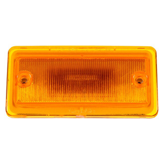 Truck-Lite® - 25 Series 2"x5" Sealed Yellow Rectangular Bolt-on Mount LED Clearance Marker Light