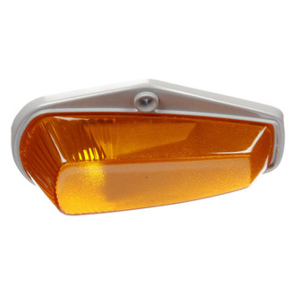 Truck-Lite® 25760Y - 25 Series 3"x6" Diamond Shell Yellow Triangular Bolt-on Mount Clearance Marker Light
