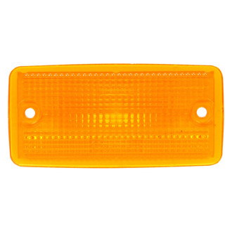 Truck-Lite® - 25 Series 2.23"x4.55" Reflectorized Yellow Rectangular Bolt-on Mount Clearance Marker Light
