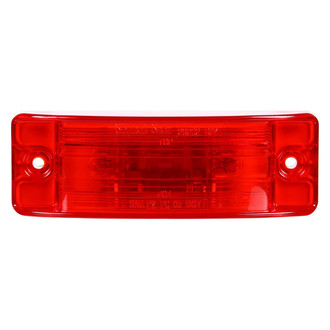 Truck-Lite® 29202R - 21 Series 2"x6" Red Rectangular Bolt-on Mount Clearance Marker Light