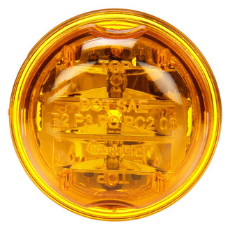 Truck-Lite® - 30 Series 2" High Profile Yellow Round Grommet Mount LED Clearance Marker Light