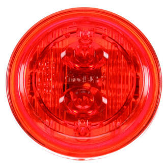 Truck-Lite® - 30 Series 2" Low Profile Red Round Grommet Mount LED Clearance Marker Light
