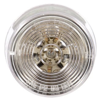 Truck-Lite® 3051 - Signal-Stat Series 2" Red/Clear Round Grommet Mount LED Clearance Marker Light