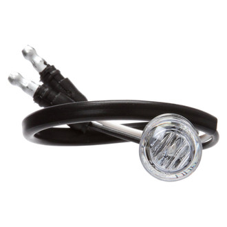 Truck-Lite® - 33 Series 0.75" Clear/Yellow Round Grommet Mount LED Clearance Marker Light