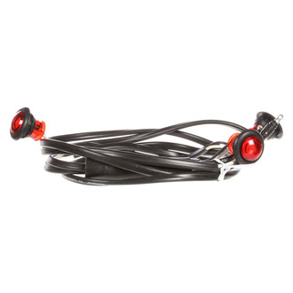 Truck-Lite® - 33 Series 0.75" Sealed Red Round Grommet Mount LED Identification Light Assembly