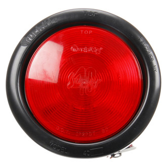 Truck-Lite® - Super 40 4" Red Round Grommet Mount Combination Tail Light
