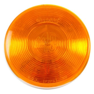 Truck-Lite® - Super 40 4" Yellow Round Grommet Mount Turn Signal Light