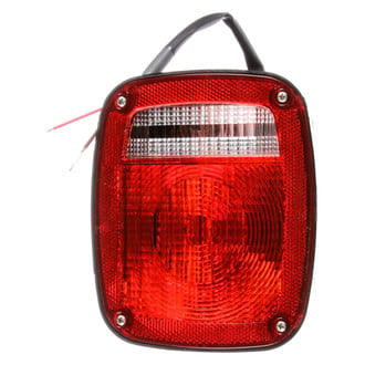 Truck-Lite® 4027 - Signal-Stat Series Red/Clear Rectangular Stud Mount Combination Tail Light