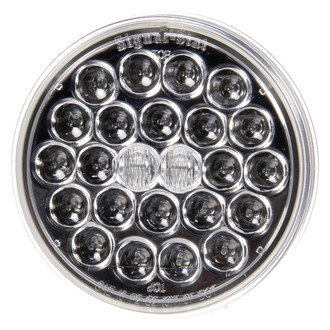 Truck-Lite® - Signal-Stat Series 4" Red/Clear Round Grommet Mount LED Combination Tail Light