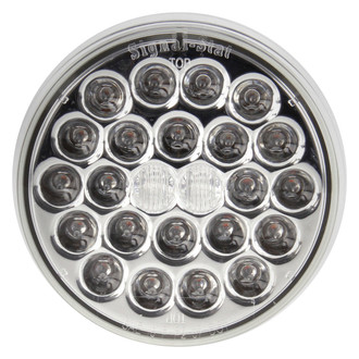 Truck-Lite® - Signal-Stat Series 4" Clear/Yellow Round Grommet Mount LED Turn Signal Light