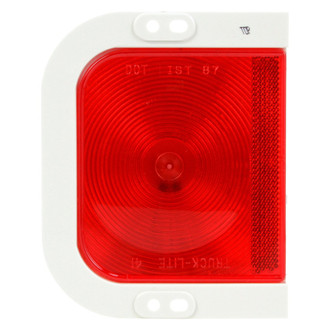Truck-Lite® 41203R - Passenger Side 41 Series 3"x4" Red Rectangular Flange Mount Combination Tail Light