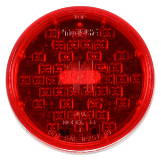 Truck-Lite® - Super 44 Series 4" Sealed Red Round Grommet Mount LED Combination Tail Light