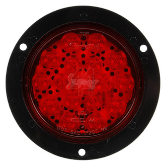 Truck-Lite® - Super 44 Series 4" Red Round Flange Mount LED Combination Tail Light