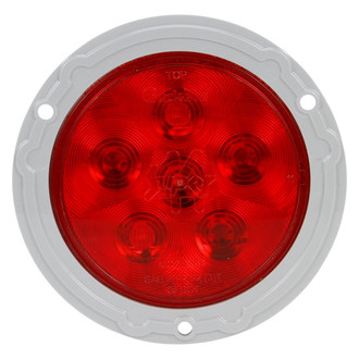 Truck-Lite® - Super 44 Series 4" Red Round Flange Mount LED Combination Tail Light