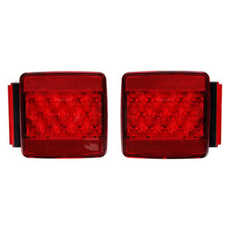Truck-Lite® - Signal-Stat Series Red Square Bracket Mount LED Combination Tail Light Kit