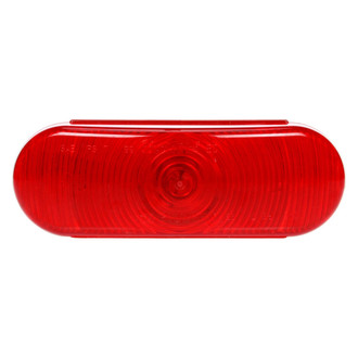 Truck-Lite® - Super 60 2"x6" High Mounted Red Oval Grommet Mount Tail Light