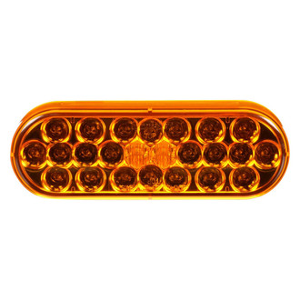 Truck-Lite® - Signal-Stat Series 2"x6" Sealed Yellow Oval Grommet Mount LED Turn Signal Light