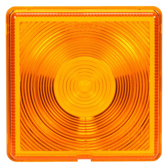 Truck-Lite® 8008 - Signal-Stat Series 4" Snap-Fit Yellow Square Snap-Fit Mount Lens