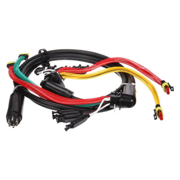 Truck-Lite® - 88 Series 55" Rear 15 Plug License and Turn Signal Wiring Harness with Stop/Turn/Tail and Marker/Clearance and Auxiliary and Tail Breakout