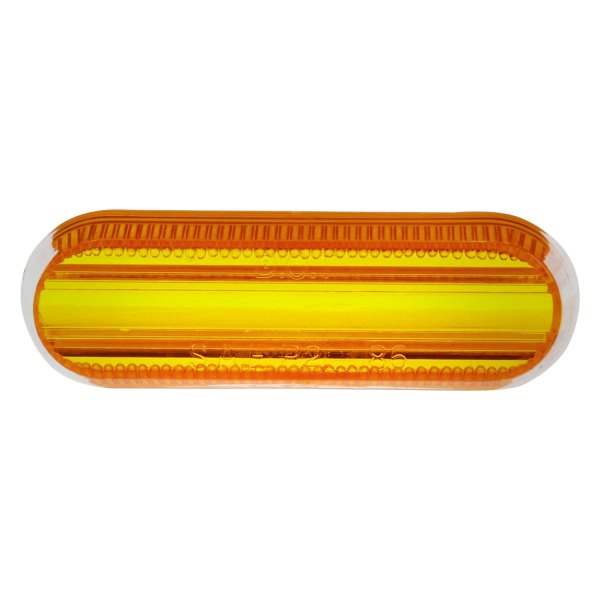 Truck-Lite® - Signal-Stat Series 1"x4" Snap-Fit Yellow Oval Snap-Fit Mount Lens for Clearance Marker Lights