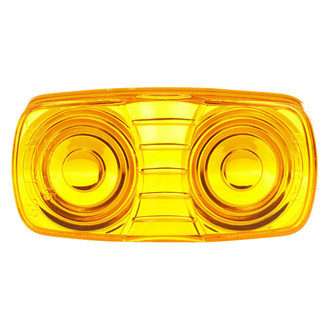 Truck-Lite® - Signal-Stat Series 2"x4" Snap-Fit Yellow Oval Snap-Fit Mount Lens for Clearance Marker Lights
