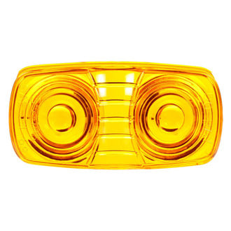 Truck-Lite® - Signal-Stat Series 2"x4" Snap-Fit Yellow Oval Snap-Fit Mount Lens for Clearance Marker Lights