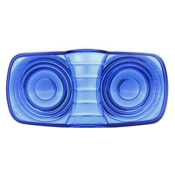 Truck-Lite® - Signal-Stat Series 2"x4" Snap-Fit Blue Oval Snap-Fit Mount Lens