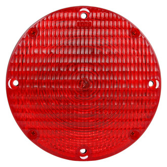 Truck-Lite® - 7" Diamond Shell Red Round Bolt-on Mount Combination Tail Light