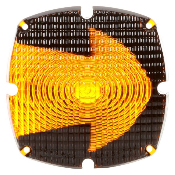 Truck-Lite® - Signal-Stat Series 7" Arrow Yellow Square Bolt-on Mount Lens for Bus Lights