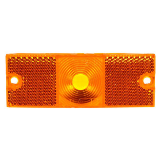 Truck-Lite® - 2"x5" Yellow Rectangular Bolt-on Mount Lens for Clearance Marker Lights