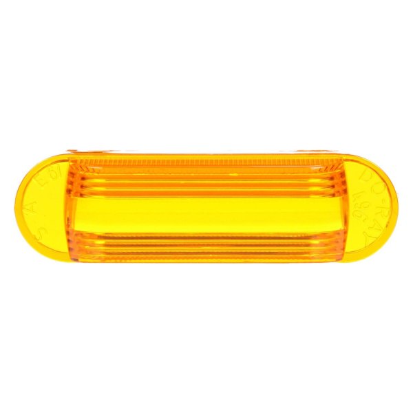 Truck-Lite® - 1"x4" Snap-Fit Yellow Oval Snap-Fit Mount Lens for Clearance Marker Lights