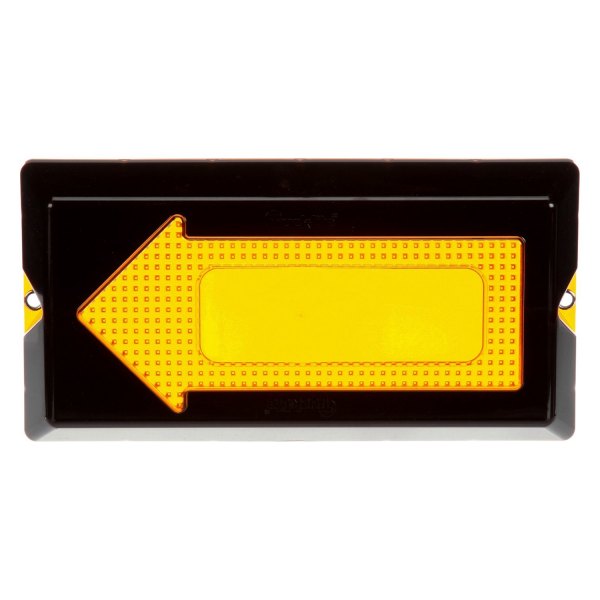 Truck-Lite® - 7"x13" Snap-Fit Arrow Yellow Rectangular Snap-Fit Mount Lens