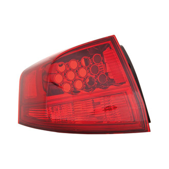 TruParts® - Driver Side Outer Replacement Tail Light Lens and Housing (CAPA Certified)