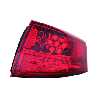 TruParts® - Passenger Side Outer Replacement Tail Light Lens and Housing (CAPA Certified)