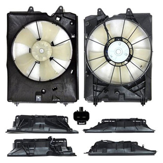 TruParts® - Passenger Side Engine Cooling Fan Assembly