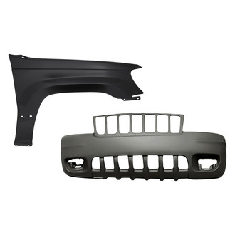 TruParts® - 2-Piece (Front Bumper Cover, Front Passenger Side Fender) (Standard Line)