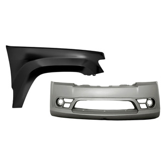 TruParts® - 2-Piece (Front Bumper Cover, Front Passenger Side Fender) (Standard Line)