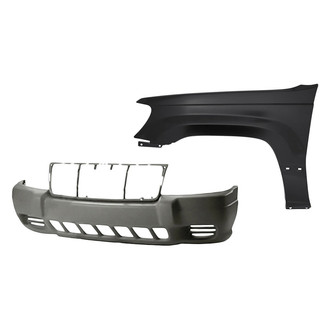 TruParts® - 2-Piece (Front Bumper Cover, Front Driver Side Fender) (Standard Line)