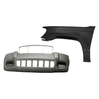 TruParts® - 2-Piece (Front Bumper Cover, Front Driver Side Fender) (Standard Line)