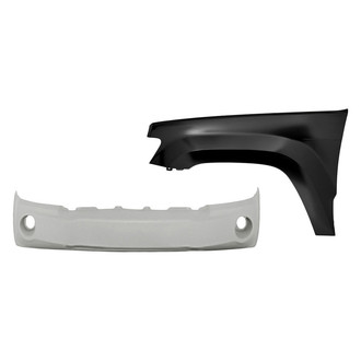 TruParts® - 2-Piece (Front Bumper Cover, Front Driver Side Fender) (CAPA Certified)