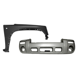 TruParts® - 2-Piece (Front Bumper Cover, Front Passenger Side Fender) (Standard Line)