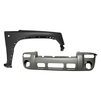 TruParts® - 2-Piece (Front Bumper Cover, Front Passenger Side Fender) (Standard Line)