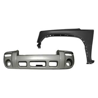 TruParts® - 2-Piece (Front Bumper Cover, Front Driver Side Fender) (Standard Line)