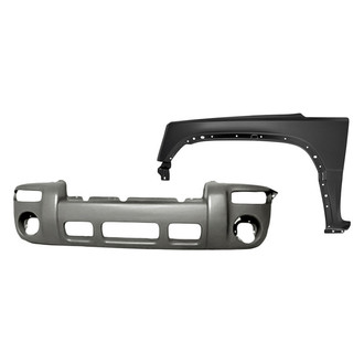 TruParts® - 2-Piece (Front Bumper Cover, Front Driver Side Fender) (Standard Line)