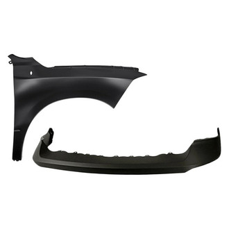 TruParts® - 2-Piece (Front Upper Bumper Cover, Front Passenger Side Fender) (Standard Line)